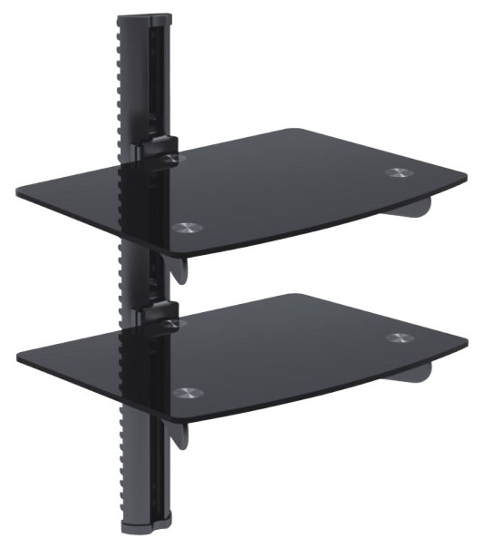 DVD VCR CD PLAYER HIFI RACK REGAL WANDHALTER TRÄGER TV SAT RECEIVER